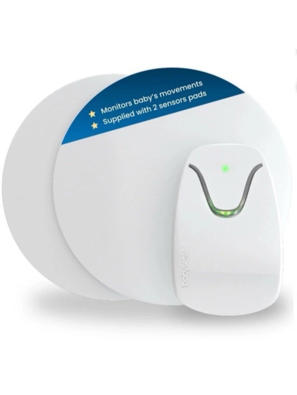 Babysense | 7 Baby Sleep Breathing Movement Monitor Alarm White - open box